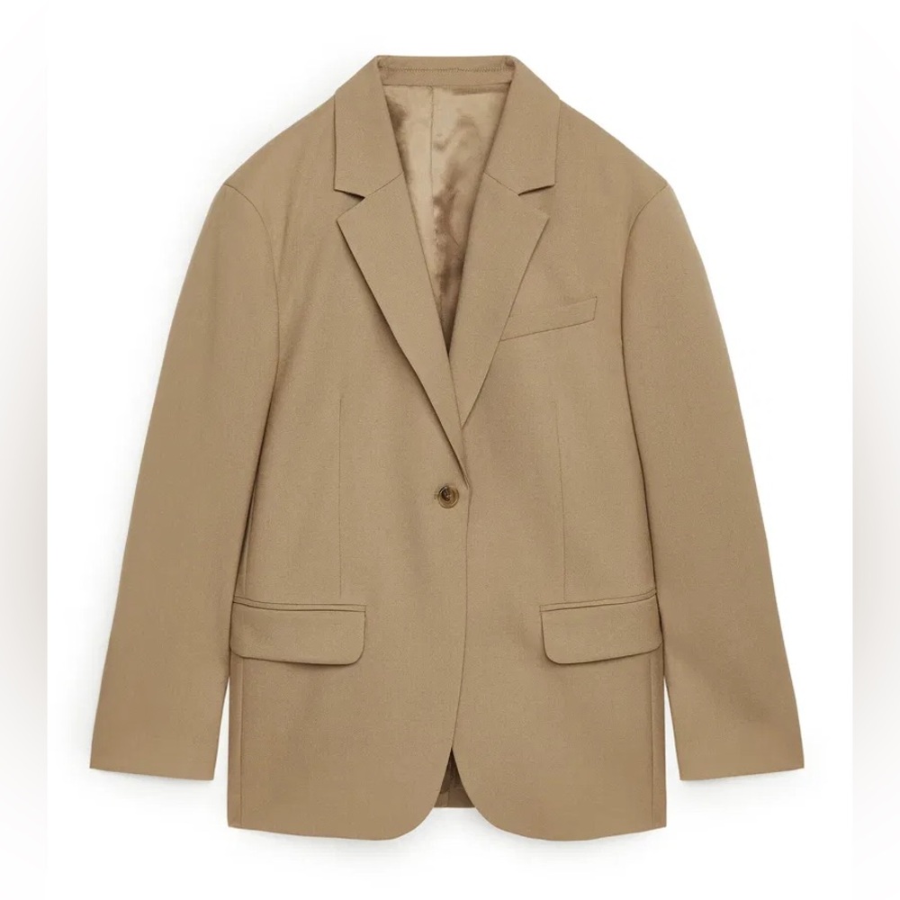 🐦🔥 Arket 🐦🔥Tan Blazer - Picture 2 of 16